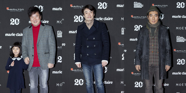 ▲ 배우 갈소원, 이환경, 류승완, 김지운 감독