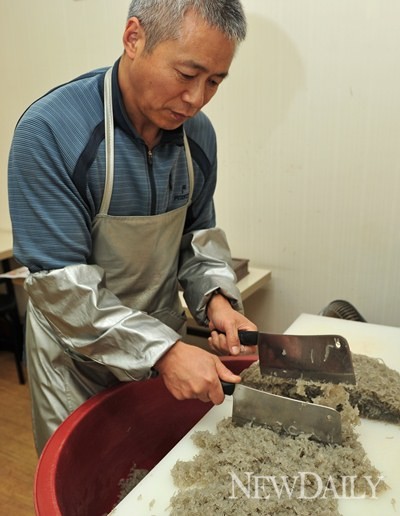 ▲ 소망만두의 이원희 사장  ⓒ 정상윤