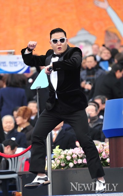 ▲ 자랑스런 대한민국 시대공연 맡은 싸이 ⓒ 정상윤