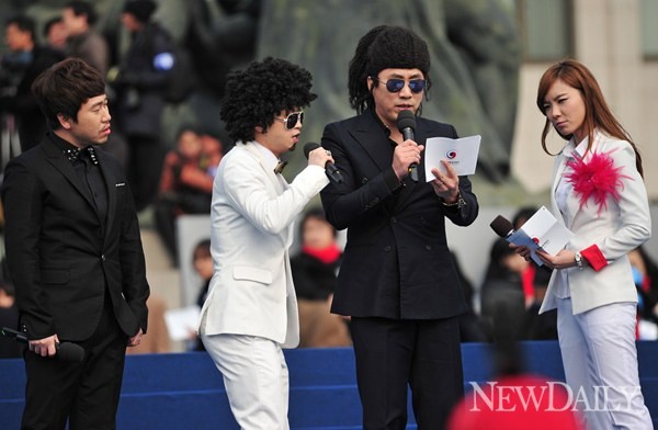 ▲ 특별공연 맡은 '용감한 녀석들' ⓒ 정상윤