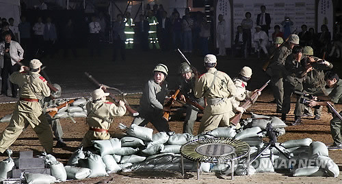 ▲ 서울수복기념식 재현 행사(자료사진).ⓒ 연합뉴스