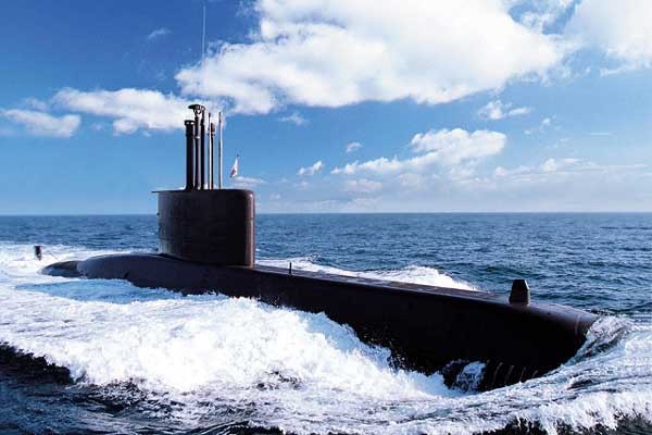 ▲ 대우조선해양이 만든 '손원일급' 잠수함의 모습. 대우조선해양은 '장보고-Ⅲ' 계획도 수주했다.