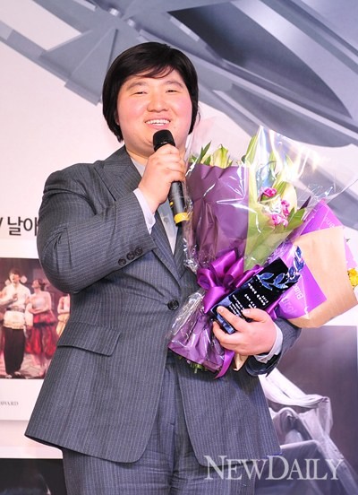 ▲ 올해의 스포츠상 수상한 장미란 선수  ⓒ 정상윤