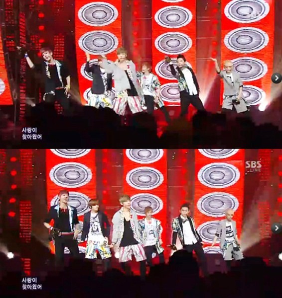 ▲ ⓒSBS '인기가요' 캡처