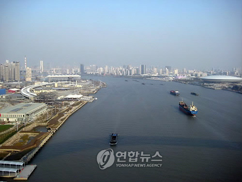 ▲ 중국 황푸강(黃浦江) 자료사진.ⓒ 연합뉴스