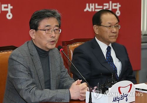 ▲ 이한구 새누리당 원내대표가 1일 오전 국회에서 열린 최고위원회의에서 북한 동조 세력의 움직임과 관련해 발언하고 있다. ⓒ연합뉴스