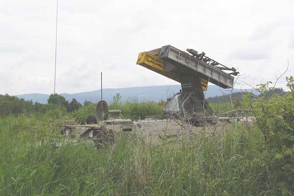 ▲ 러시아군도 사용 중인 9K35 단거리 지대공 미사일의 모습.