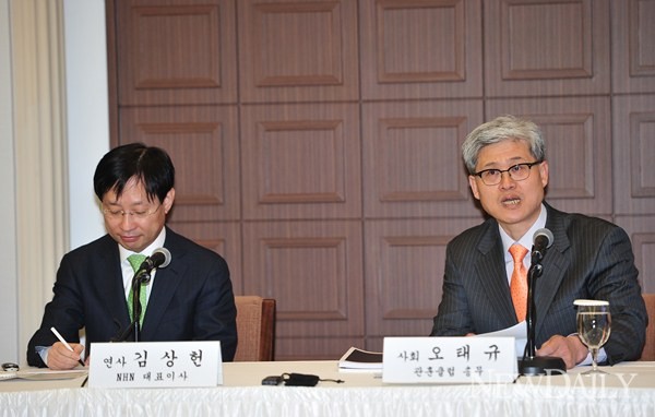 ▲ NHN 대표이사 '김상헌' ⓒ 정상윤