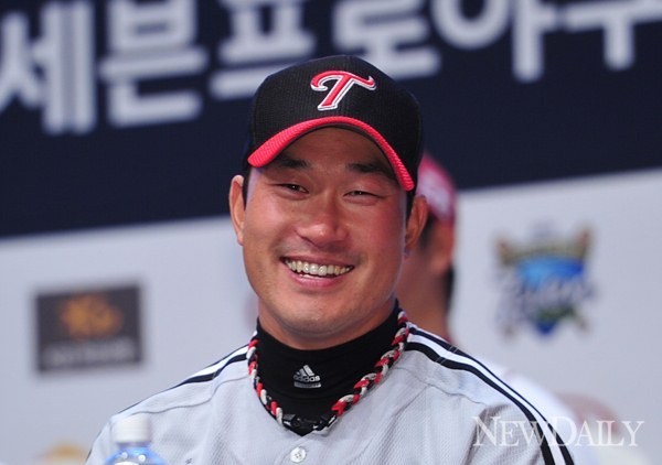 ▲ LG 트윈스의 주장 봉중근 선수.ⓒ정상윤 기자