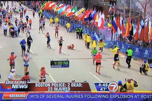▲ 보스턴 국제마라톤이 워낙 유명한 경기인 탓에 '테러'도 생중계 됐다 .