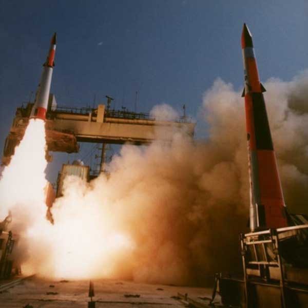 ▲ 이스라엘의 핵무기 탑재 미사일인 '예리코' 발사장면. 이스라엘은 50년대 후반부터 동맹국까지도 모르게 핵개발을 했다.