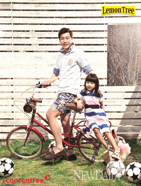 ▲ 축구선수 출신 방송인 송종국과 그의 딸 송지아.ⓒ레몬트리 제공