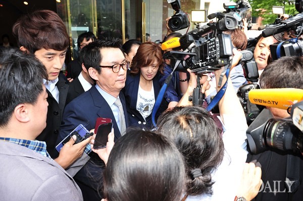 ▲ 이남기 홍보수석(왼쪽)과 윤창중 전 청와대 대변인 ⓒ 뉴데일리