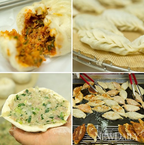 ▲ 코끼리왕만두의 여러가지 만두. 손으로 직접 빚어낸다 ⓒ정상윤