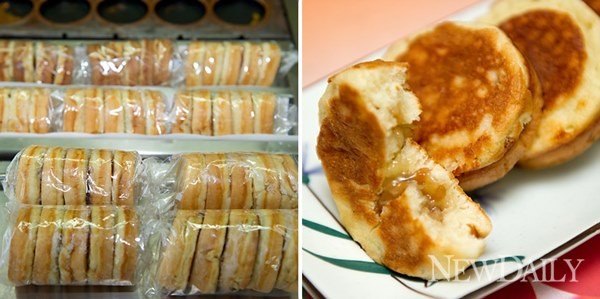 ▲ 대전중앙시장에서만 맛볼 수 있는 문화빵 ⓒ정상윤