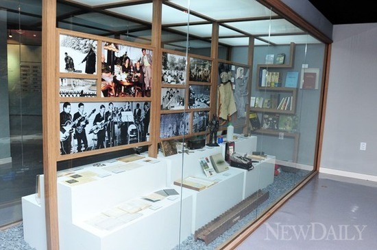 ▲ 지하 1층에 마련된 파독 광부 기념관 ⓒ 뉴데일리 이종현 기자