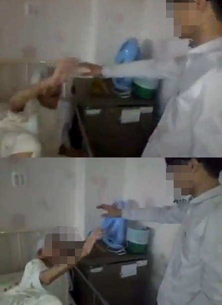 ▲ 전라남도 순천제일고 학생들의 패륜 동영상 ⓒ SNS 캡처화면