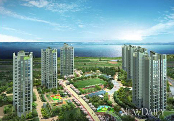 ▲ [한강신도시 한라비발디] 조감도