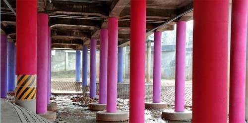 ▲ 스펙트럼 색채로 덧입혀진 동작대교