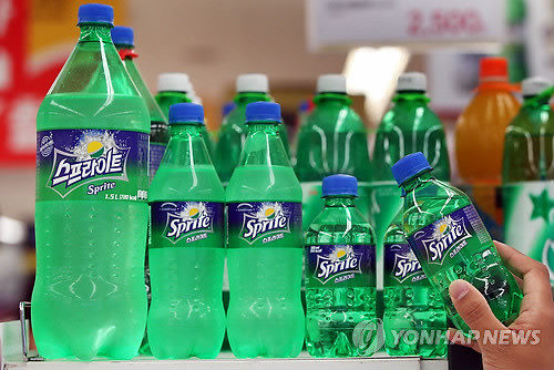 ▲ 코카콜라사의 사이다  ⓒ연합뉴스