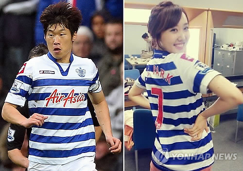 ▲ 박지성 선수와 김민지 아나운서.ⓒ연합뉴스