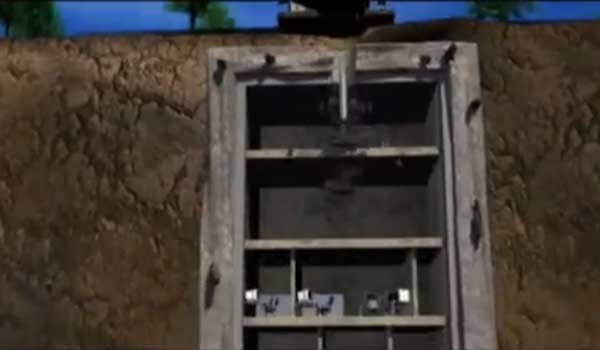 ▲ 타우러스 미사일이 지하시설을 뚫고 들어가는 상상도. 이 미사일이 도입되면 '최고존엄 두더지'는 더욱 숨을 곳이 없게 된다.