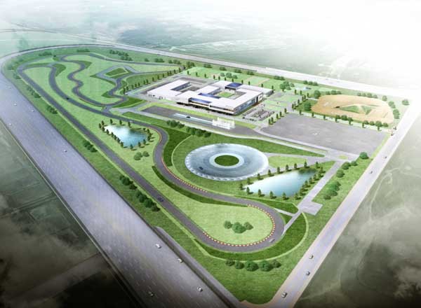 ▲ BMW가 인천 송도에 짓고 있는 서킷과 공원. BMW 오너는 물론 누구나 사용할 수 있는 서킷이다.