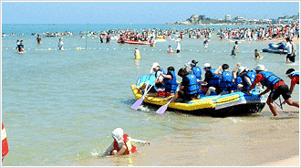 ▲ ▲ 주문진 해수욕장