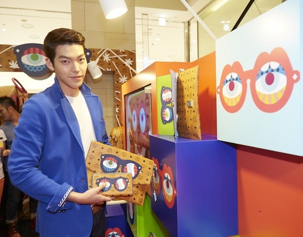 ▲ 부산 MCM 팝업스토어 행사에 참석한 김우빈 ⓒMCM 제공