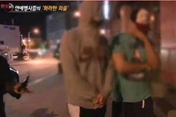 ▲ SBS 현장 21에서 방영한 '연예병사들의 화려한 외출' 중 한 장면. 이런 연예병사들이 60만 국군의 얼굴에 먹칠을 하는 장본인이다.