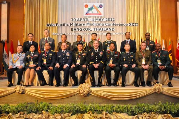 ▲ 2012년 태국 방콕에서 열린 제22회 APMMC 단체 사진.