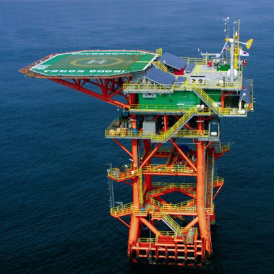 ▲ 이어도의 종합해양과학기지.ⓒ