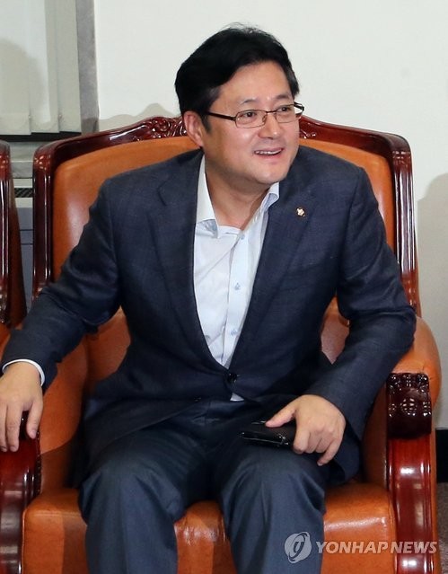 ▲ '귀태' 발언한 민주당 홍익표 원내대변인. ⓒ연합뉴스