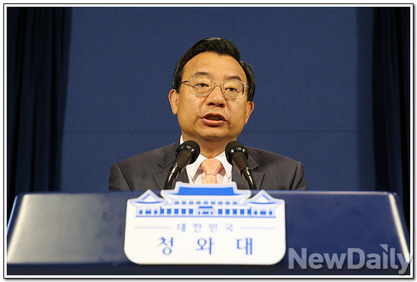 ▲ 이정현 청와대 홍보수석 ⓒ 뉴데일리