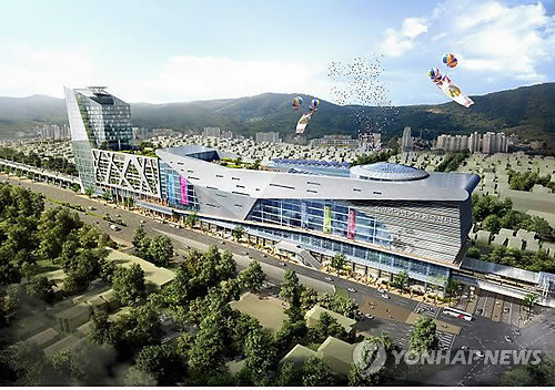 ▲ 부산시가 민자사업으로 추진하는 동래역 복합환승센터 조감도.ⓒ연합뉴스