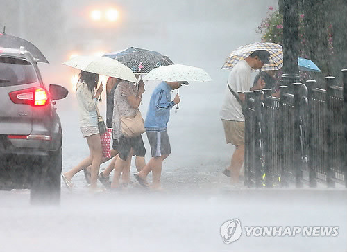 ▲ 집중호우(자료사진).ⓒ 연합뉴스