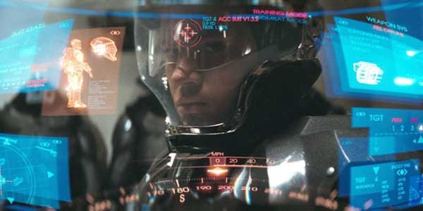 ▲ 영화 G.I.Joe 2의 한 장면. 투명 디스플레이와 전투정보를 한 눈에 볼 수 있는 헬멧이 눈길을 끈다.