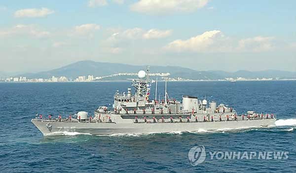 ▲ 2011년 퇴역한 초계함 '안양함'의 현역 시절 모습. [사진: 연합뉴스]