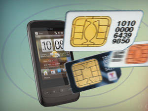 ▲ 사용자를 식별할 수 있도록 휴대폰에 사용되는 유심ⓒKT