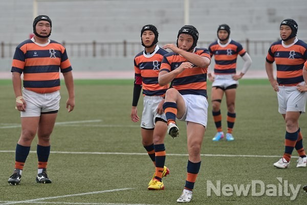 ▲ 서울양정고등학교 럭비부 선수들ⓒ정상윤