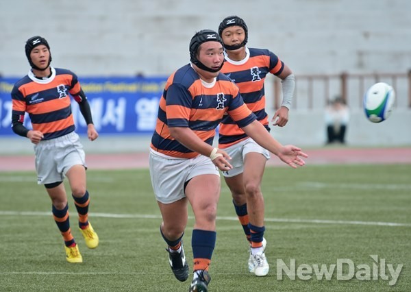 ▲ 서울양정고등학교 럭비부 선수들ⓒ정상윤