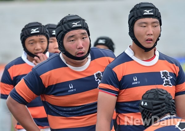 ▲ 서울양정고등학교 럭비부 선수들ⓒ정상윤