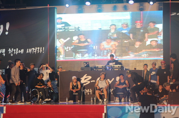 ▲ 2013 강진 B-BOY 마스터스 챔피언십 대회 현장ⓒ강진군