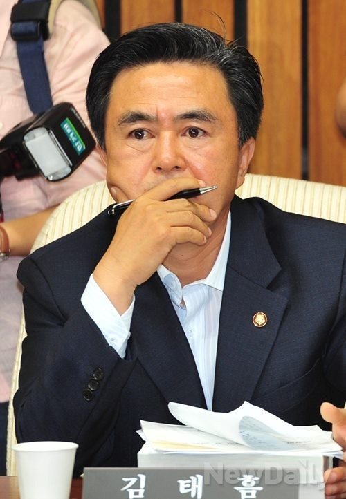 ▲ 새누리당 김태흠 원내대변인. ⓒ이종현 기자