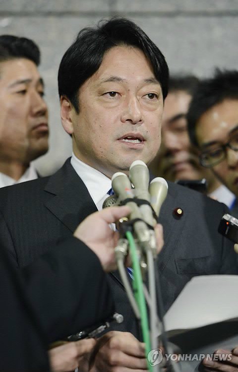 ▲ 오노데라 이쓰노리(小野寺五典) 일본 방위상. ⓒ연합뉴스