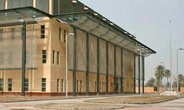 ▲ 임시폐쇄한 예멘의 美공관 모습. [사진: 美ABC 뉴스 캡쳐]