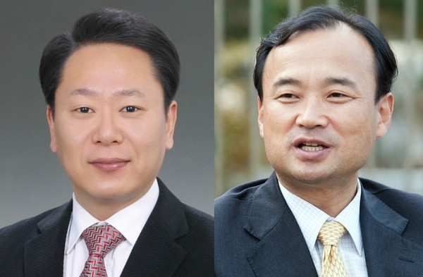 ▲ 새누리당 박재갑 신임 수석부대변인(좌)과 이학만 신임 부대변인.