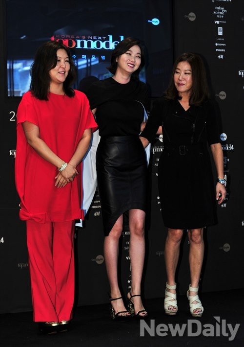 ▲ 도수코4  심사위원(좌측부터 한혜연, 장윤주, 이혜주 ) ⓒ 이미화 기자