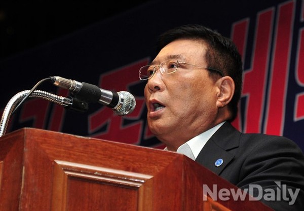 ▲ 윤상현 자유총연맹 회장 권한대행.ⓒ 뉴데일리 정상윤, 이미화 기자