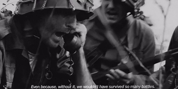 ▲ 레이카3와 그의 주인은 수없이 많은 전투에 사진기자로 참가했다.